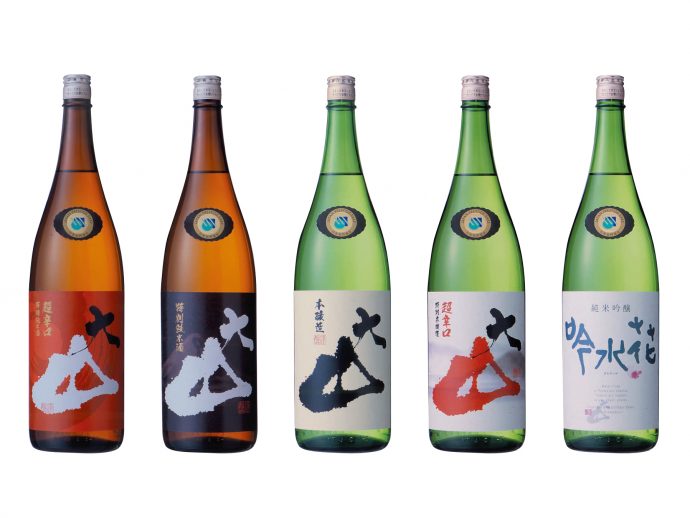 山形の地酒「大山」都心向けラベルデザイン開発 - 食品・飲料・お酒 